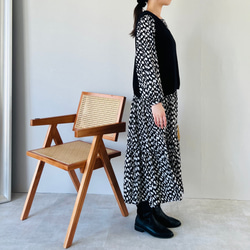 【再販】重ね着に最適な サイドスリット ニットベスト  リニューアル【サイドリボンニットベスト】 12枚目の画像