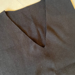 【再販】重ね着に最適な サイドスリット ニットベスト  リニューアル【サイドリボンニットベスト】 8枚目の画像