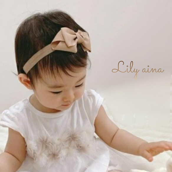 Ninaリボン~赤ちゃんから使えるヘアアクセサリー 10枚目の画像