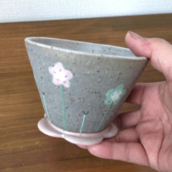 花底 デーザート鉢 (ピンク) 2枚目の画像