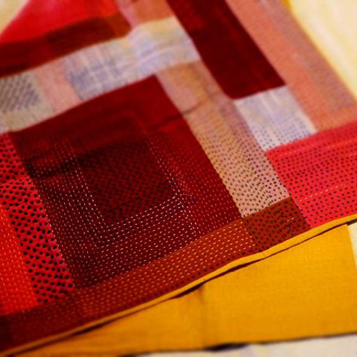 □SAYOCAFEパッチワーク&刺し子のフリークロス 弁当袋・風呂敷 衣工房  