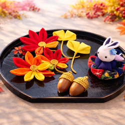 お花見 うさぎ ちりめん細工 桜 さくら お団子 可愛い かわいい つまみ