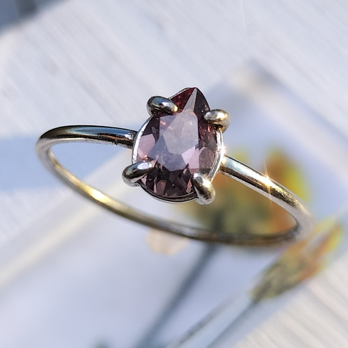 カラーチェンジガーネットのsilver925リング 11号 シルバーリング