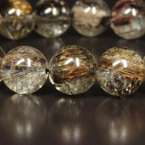 訳ありでもオススメ】9ミリ 一点物 タイチンコッパールチルクォーツ