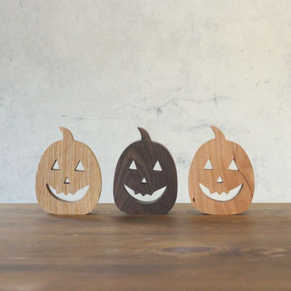 【送料無料】ハロウィン かぼちゃ ナチュラル ジャックオランタン パンプキン 無垢 おしゃれ 雑貨 おばけかぼちゃ 3枚目の画像