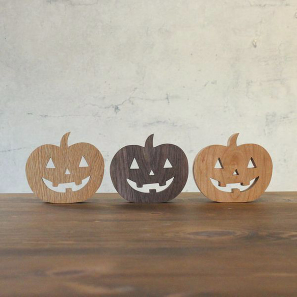 【送料無料】ハロウィン かぼちゃ ナチュラル ジャックオランタン パンプキン 無垢 おしゃれ 雑貨 おばけかぼちゃ 2枚目の画像