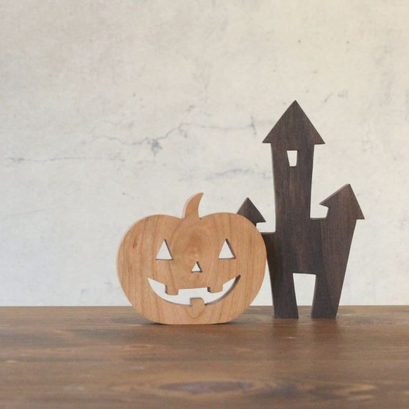 【送料無料】ハロウィン かぼちゃ ナチュラル ジャックオランタン パンプキン 無垢 おしゃれ 雑貨 おばけかぼちゃ 5枚目の画像