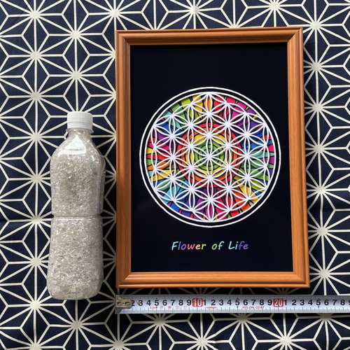 切り絵「フラワーオブライフその6改」 切り絵 kitatik 通販 10317542