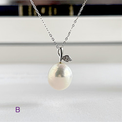 エジソンパール 淡水真珠 セミラウンド アボカドカラーの1粒パール