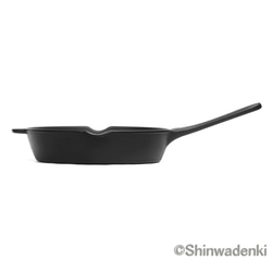 【お取り寄せ】南部鉄器 ダッチオーブン スキレット フライパン24cm（鉄蓋付） 日本製 ガス・IH対応 アウトドア 10枚目の画像