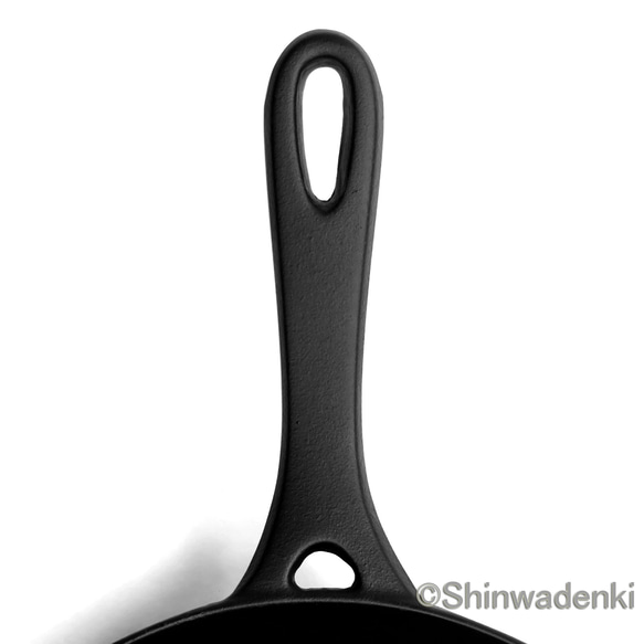 【お取り寄せ】南部鉄器 ダッチオーブン スキレット フライパン24cm（鉄蓋付） 日本製 ガス・IH対応 アウトドア 8枚目の画像