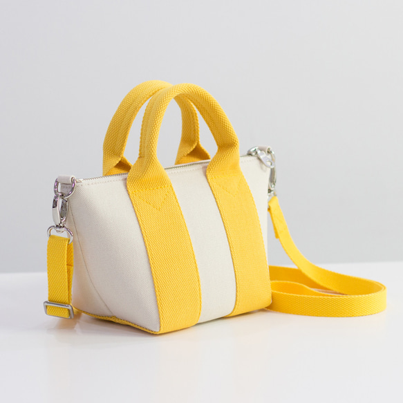 全12色 帆布ミニトートバッグ スマホショルダーバッグ 6枚目の画像