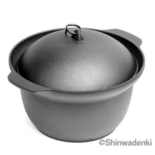 南部鉄器 鉄鍋 ごはん鍋 南部ごはん釜3合炊 日本製 ガス・100V