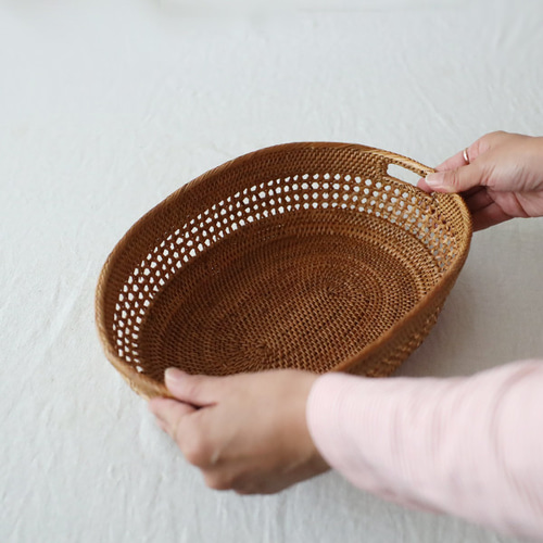 インドの華　バスケット型　入れ物 インドの華 バスケット型 入れ物 インドの華 バスケット型 入れ物