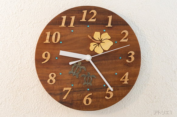 ハワイアンコアの掛け時計 掛け時計・置き時計 アトリエ1 通販