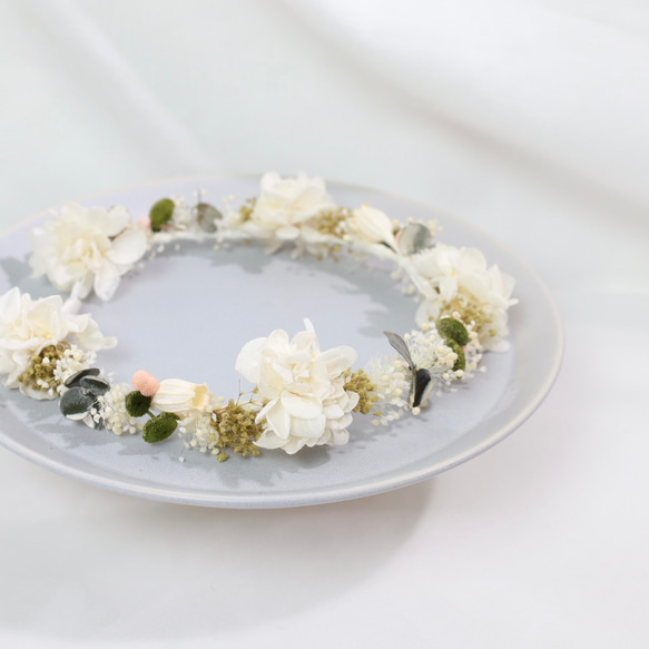 花冠 アイビーグリーン はなかんむり ハーフバースデー キッズ ベビー  