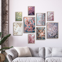 桜のフォトポスター / i1705 / サクラのある春の風景　写真　インテリアポスター 7枚目の画像