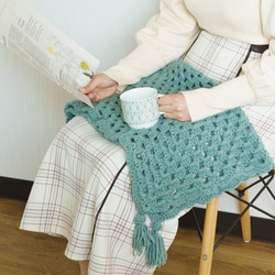 手編みのブランケット 毛糸 chise 通販 18196395｜Creema(クリーマ