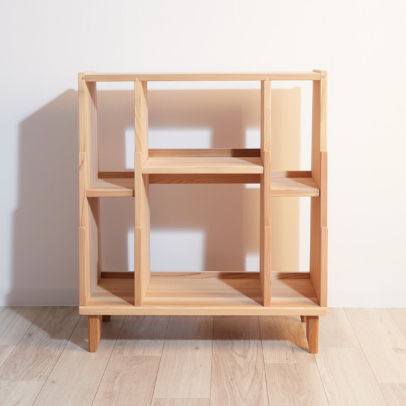天然木の香り　おしゃれで長く使える絵本棚　たくさん入るナチュラル本棚　北欧 　完成品　ウッド IQY1365283807(10500円)