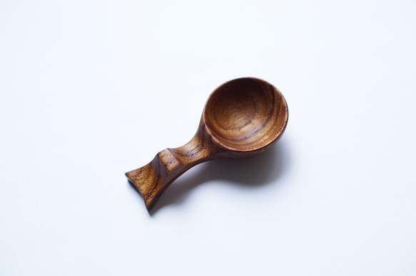 木質調料勺（柚木）A012-0 第3張的照片