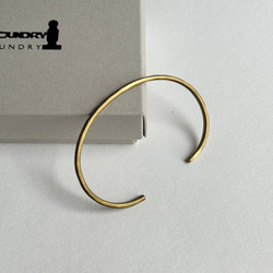 受注生産】Nb/no.1G - 洋白バングル(鏡面仕上) バングル・リストバンド