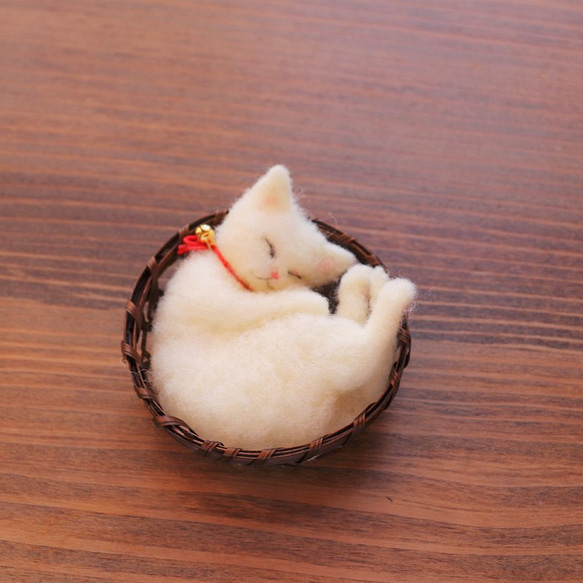 かご猫◆たま●8.5cm★全国発送一律400円　 1枚目の画像