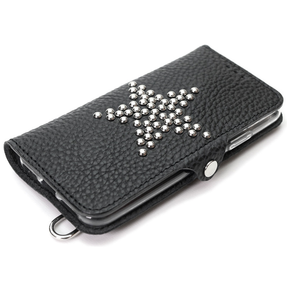 “ワンスタースタッズ” 手帳型ケース 14色 TPU iPhone17 Pixel10 Xperia Galaxy 1枚目の画像