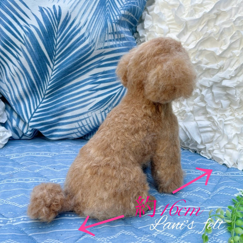 愛犬ちゃんオーダー 犬♡羊毛フェルト♡トイプードル♡世界でたった