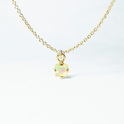 輝く虹色。オパールのネックレス [送料無料] ネックレス・ペンダント