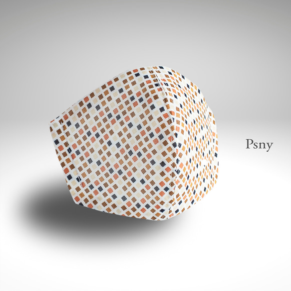 PSNY Bryggen Dot Pollen Yellow Sand 無紡布過濾 3D 成人口罩免運費 -LT06 第1張的照片
