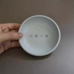 水玉マット釉豆皿 2枚目の画像