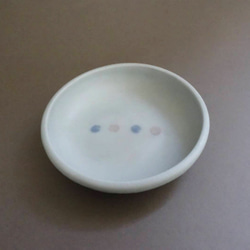 水玉マット釉豆皿 1枚目の画像
