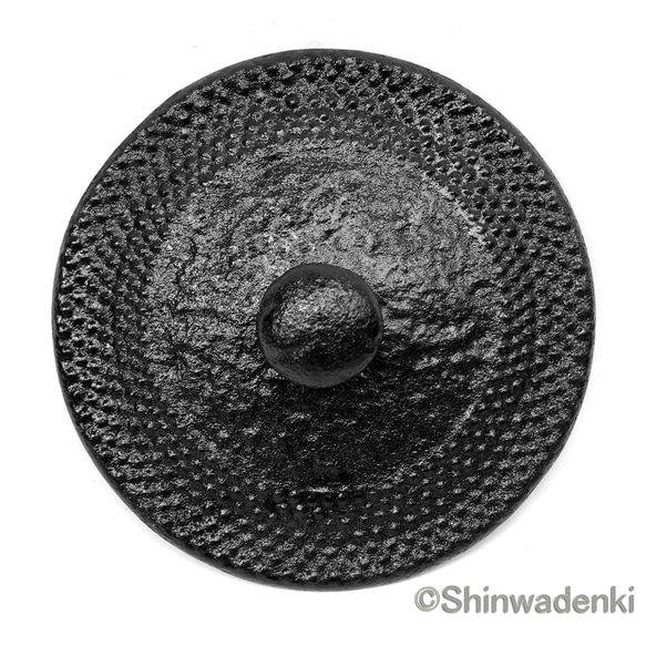 及富 南部鐵器 鐵瓶 鐵壺兩用茶壺 Arare0.5L 黑色 日本製 第5張的照片