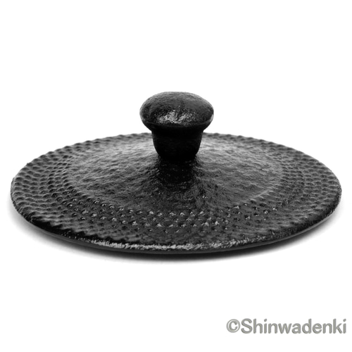 お取り寄せ】南部鉄器 鉄瓶兼用急須 小鉄瓶 アラレ（黒）0.5L 茶漉し付