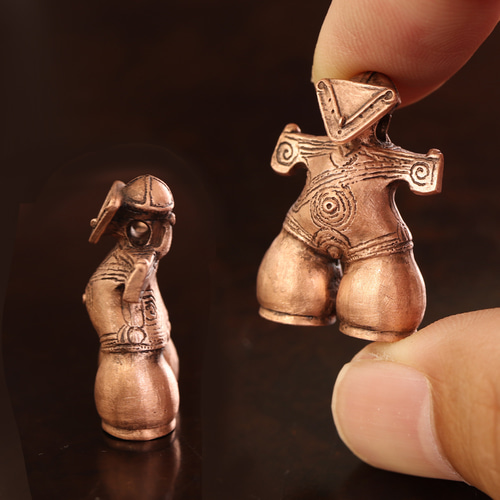 国宝土偶 「仮面の女神」ペンダントミニオブジェ (659-335) ネックレス