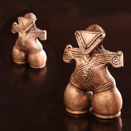 国宝土偶 「仮面の女神」ペンダントミニオブジェ (659-335) ネックレス