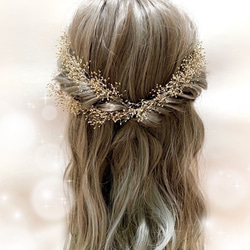 花冠 花かんむり 結婚式 ウェディングヘア ドレスヘア 成人式 振袖 袴