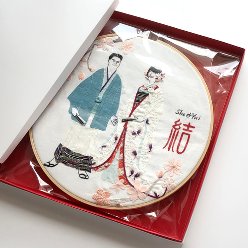 刺繍のウェルカムボード ウェルカムボード モカ雑貨店 通販 10340857