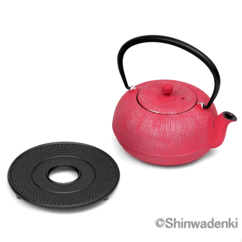 茶道具　鉄巴釻　烈工房 鋳心ノ工房［鉄瓶・木瓜型（もっこうかた）］