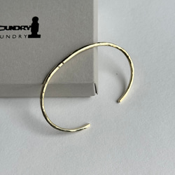 受注生産】Nb/no.1G - 洋白バングル(鏡面仕上) バングル・リストバンド