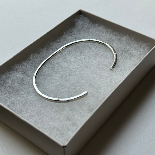 受注生産】Nb/no.1G - 洋白バングル(鏡面仕上) バングル・リストバンド