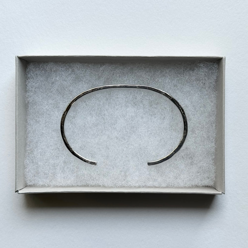 受注生産】Nb/no.1G - 洋白バングル(鏡面仕上) バングル・リストバンド