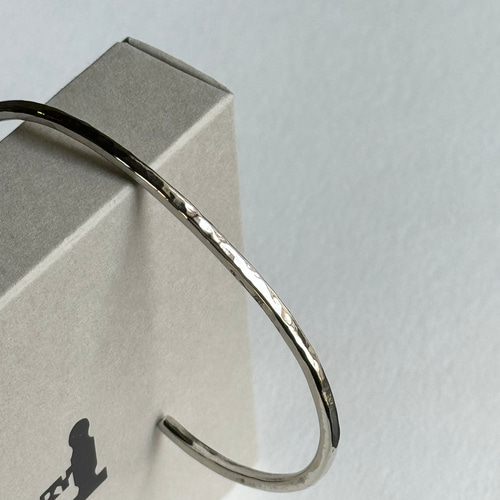 受注生産】Nb/no.1G - 洋白バングル(鏡面仕上) バングル・リストバンド