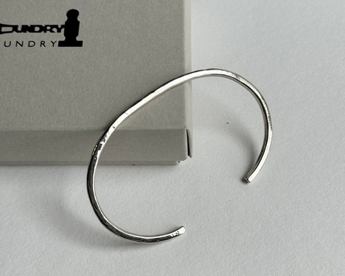 受注生産】Nb/no.1G - 洋白バングル(鏡面仕上) バングル・リストバンド