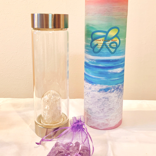 ジェムボトル クリスタル（水晶） 【浄化・能力の開花・幸運】宝石水