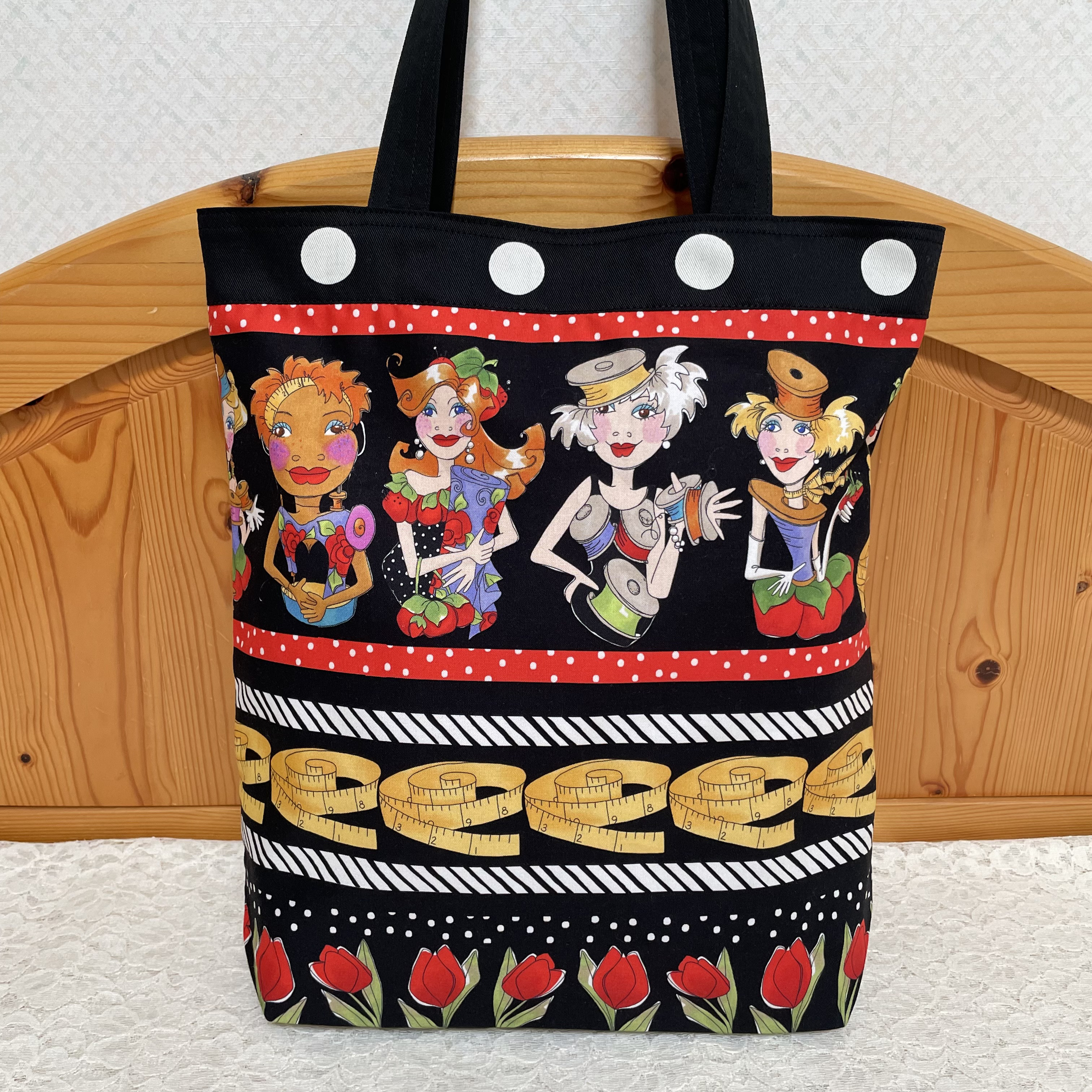 ロラライハリス トートバッグ＊ソーイング トートバッグ YUKI