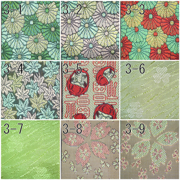 選べる！畳縁くるみボタン　和風かんざし　桜２ 12枚目の画像