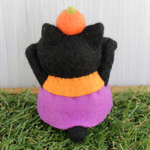 ハロウィン！くろねこ 羊毛フェルト Yuto 通販 10356207｜Creema(クリーマ)
