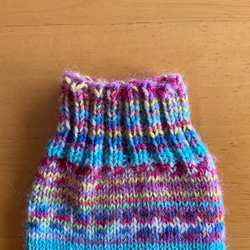 手編みの靴下 2枚目の画像