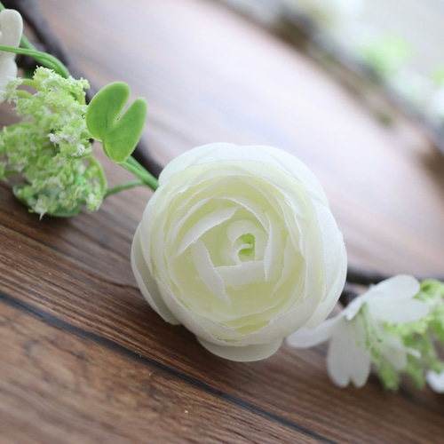 花冠 大人用 ~ Sweet Flower Tiara ~ 白 花かんむり 結婚式